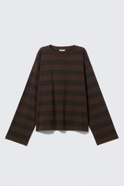 Long-sleeve cotton T-shirt