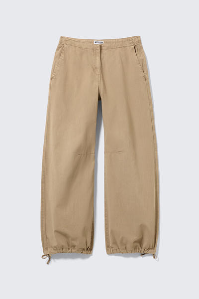 Low-Rise Ripstop Trousers